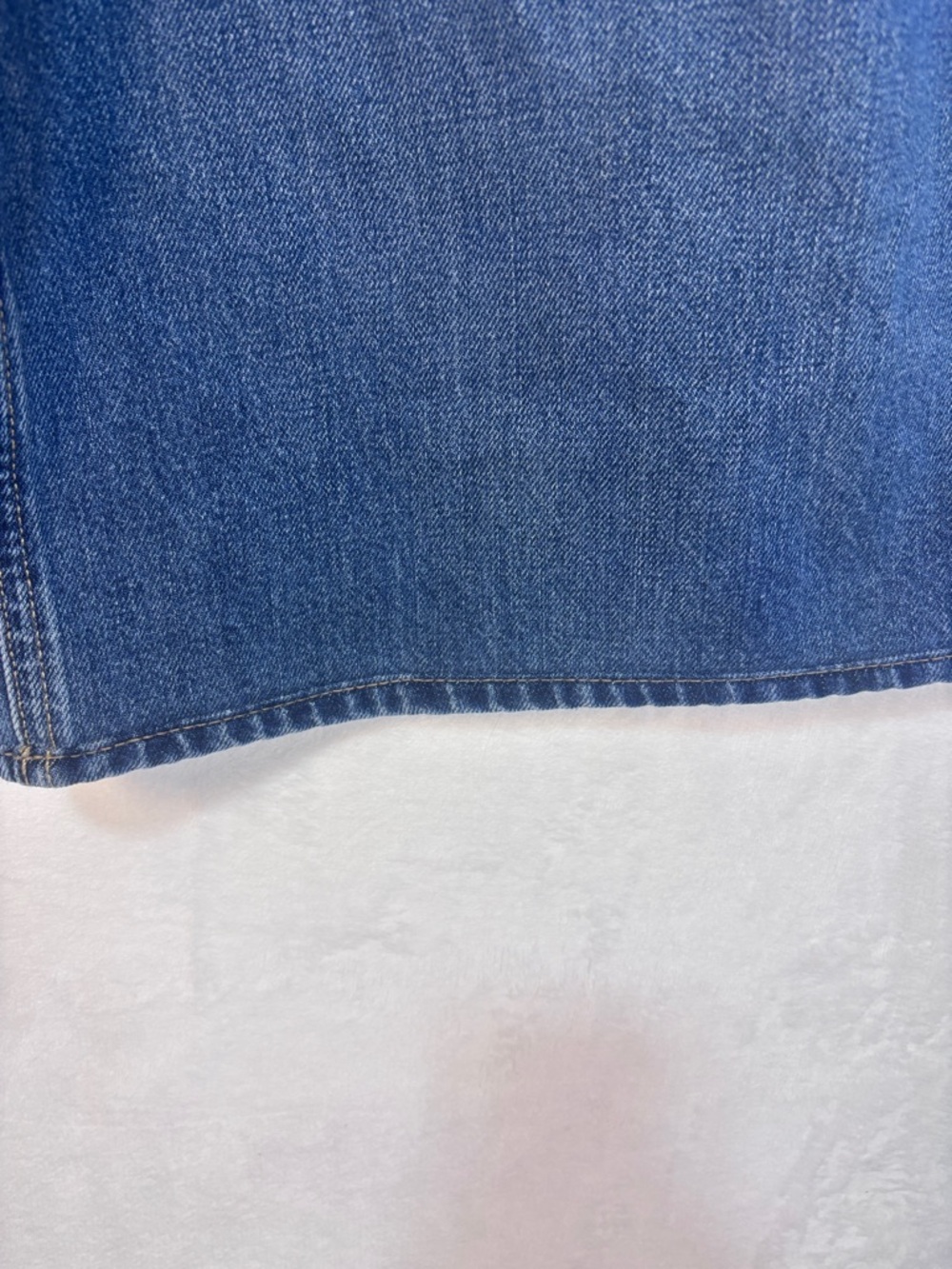 Old Navy Mid-Rise Baggy Wide-Leg Culotte Blue Denim Jeans Size Petite 12 NEW - Picture 9 of 14